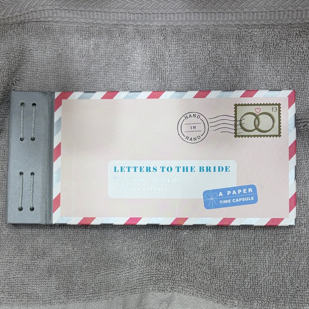 Letters to the Bride - gift card letter set Bridal Shower